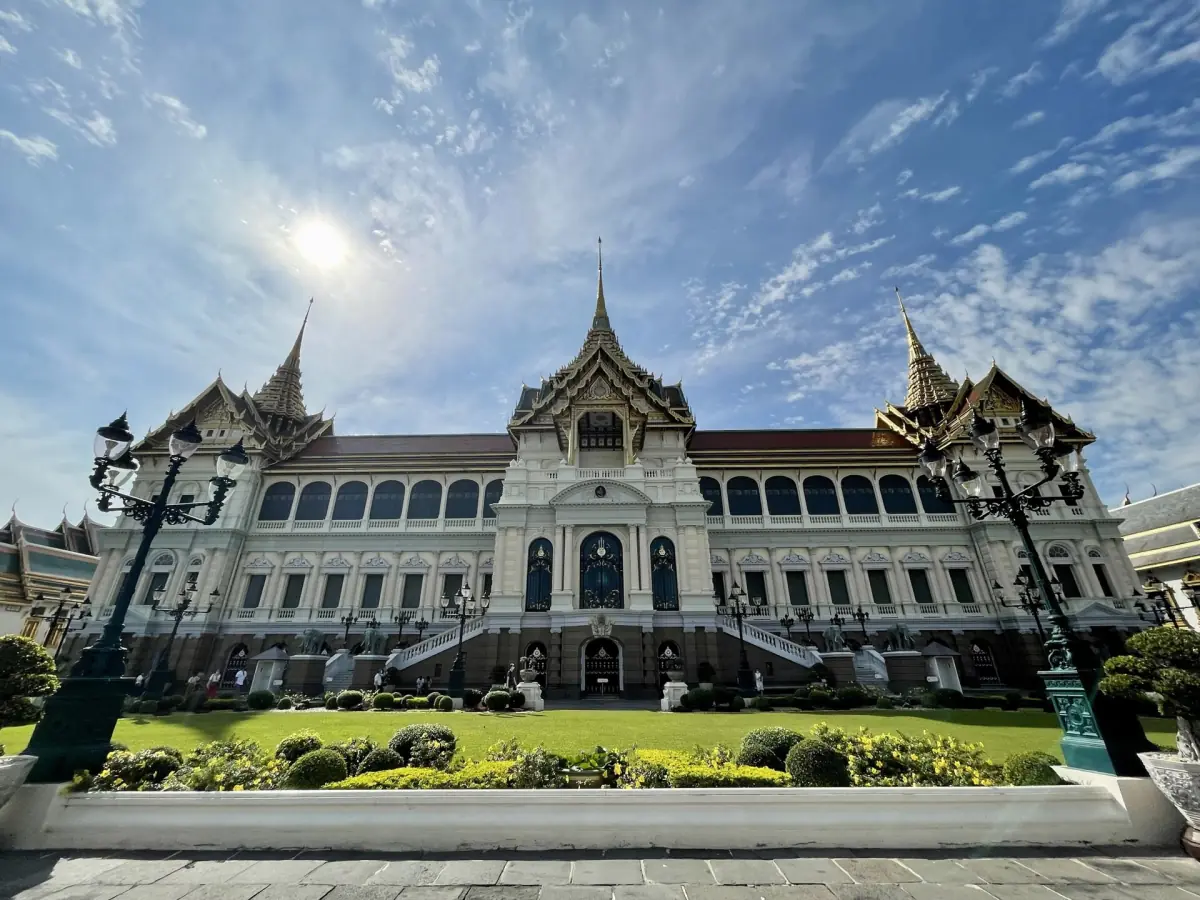 A throne hall of the Grand Palace in Bangkok